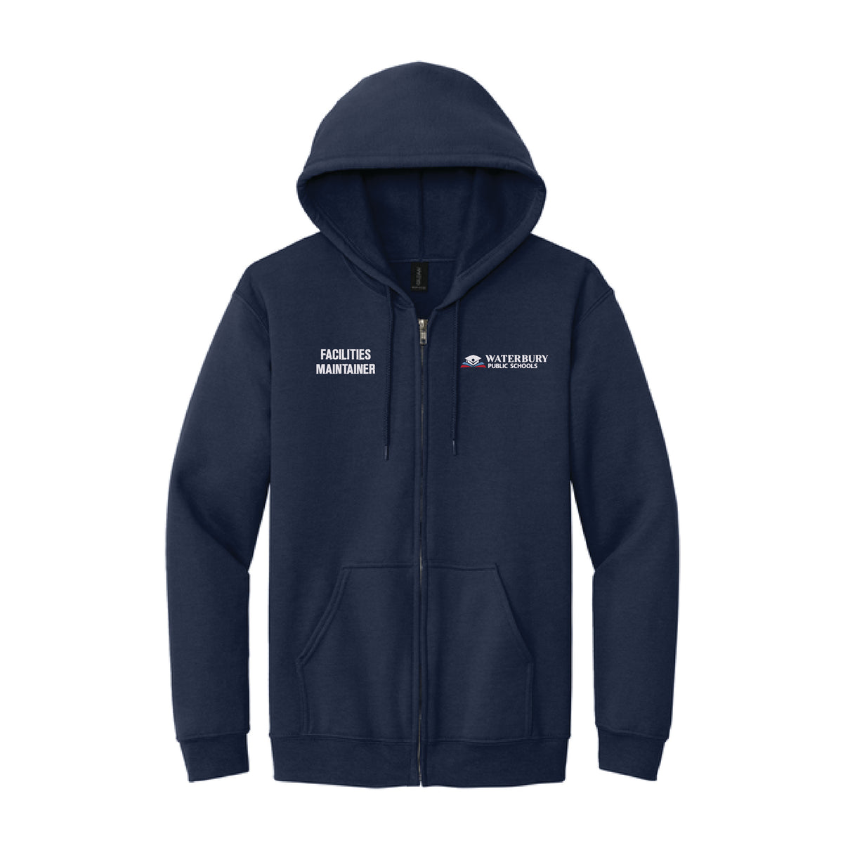 City of Waterbury PS | Gildan® Heavy Blend™ Full-Zip Hooded Sweatshirt (18600)