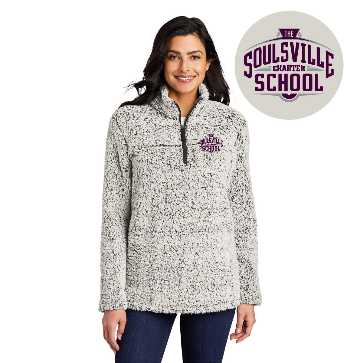 TSCS Staff | Ladies Cozy 1/4 Zip Fleece