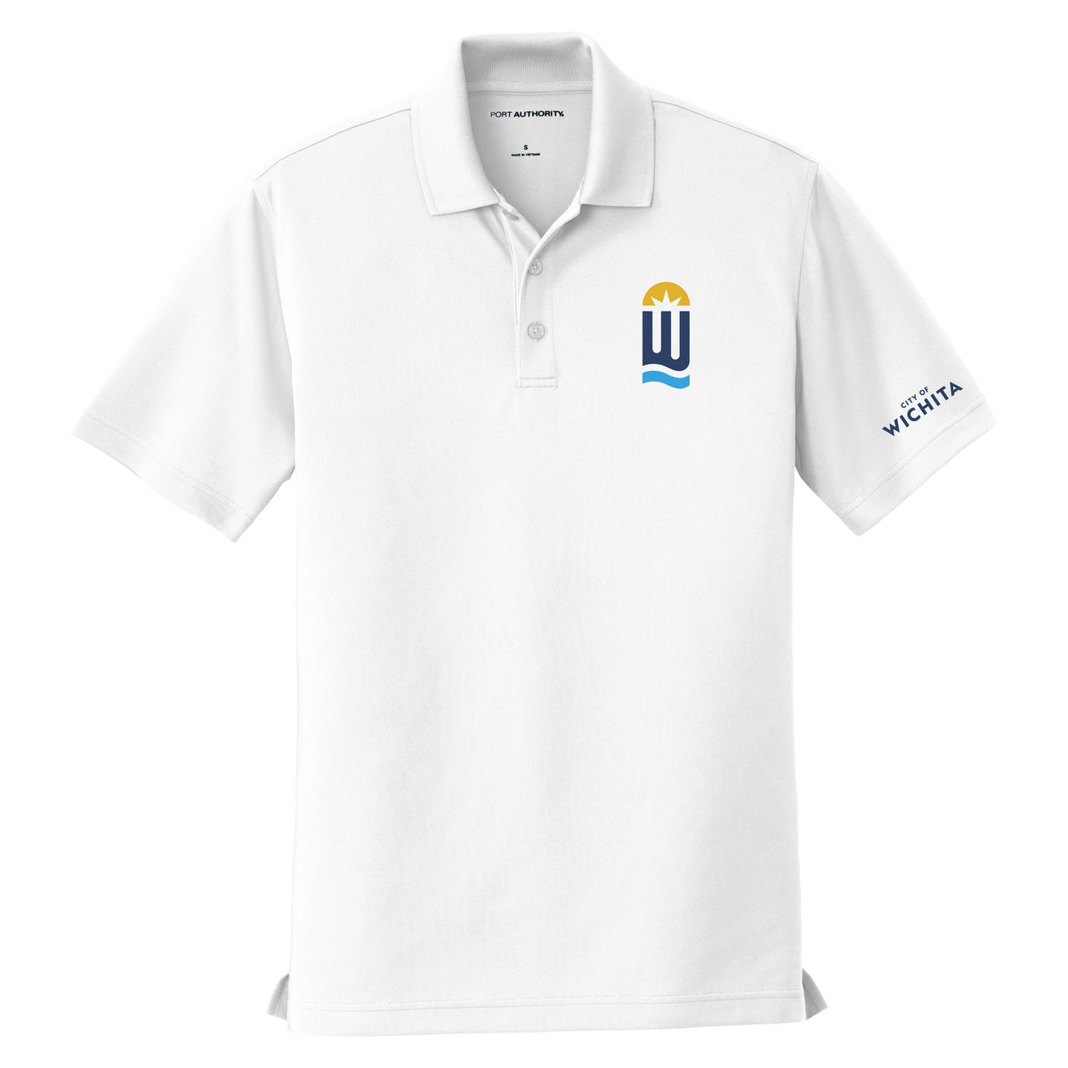 City of Wichita |  Men UV Micro-Mesh Polo