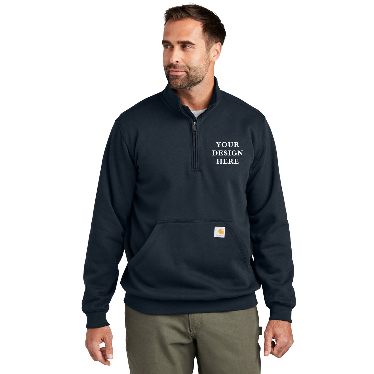 Carhartt | Midweight 1/4-Zip Mock Neck Sweatshirt