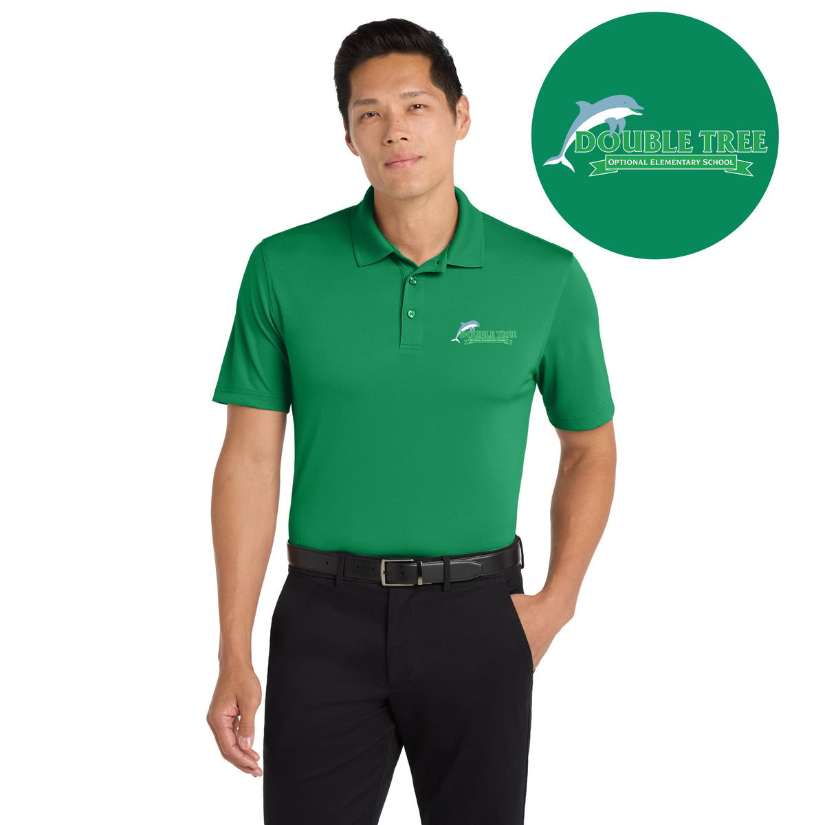 Double Tree | Men's Logo Polo