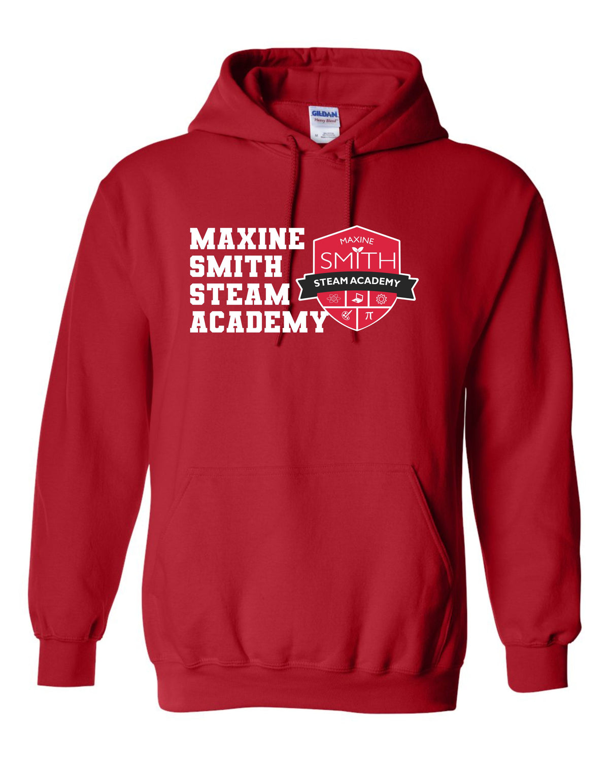 Maxine | Red Hoodie Side Logo