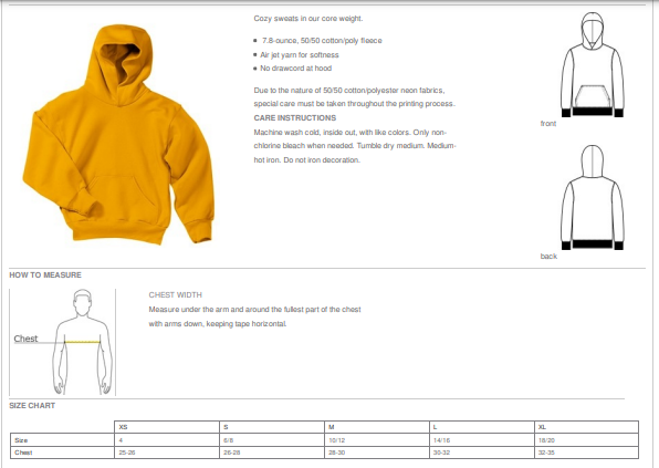 Holy Rosary | Elementary Only | Pullover Hoodie| Boys Only